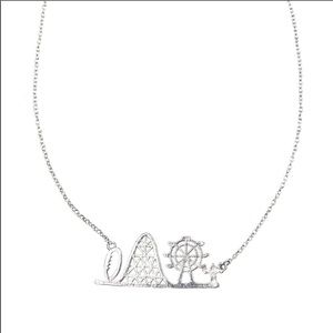 NWT SILVER Boardwalk Necklace - shore necklace